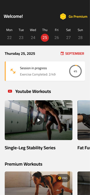 Gymbly mobile app preview